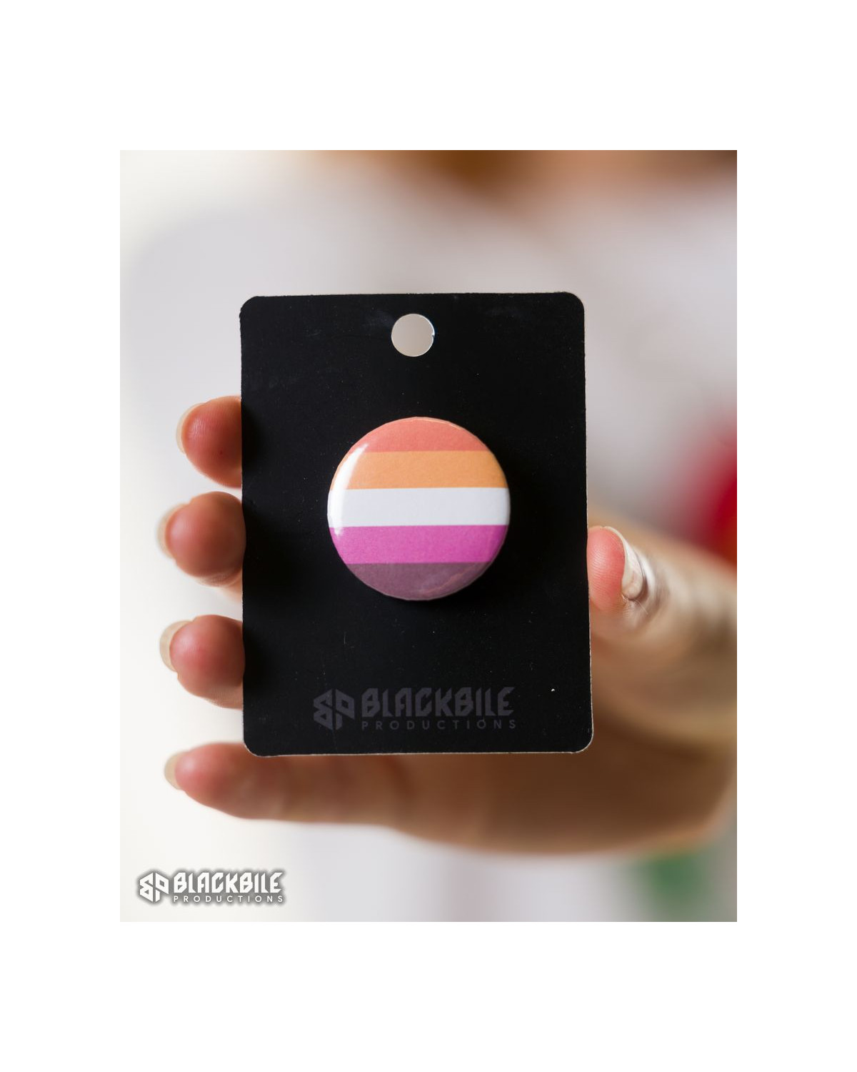 Small lesbian button badge