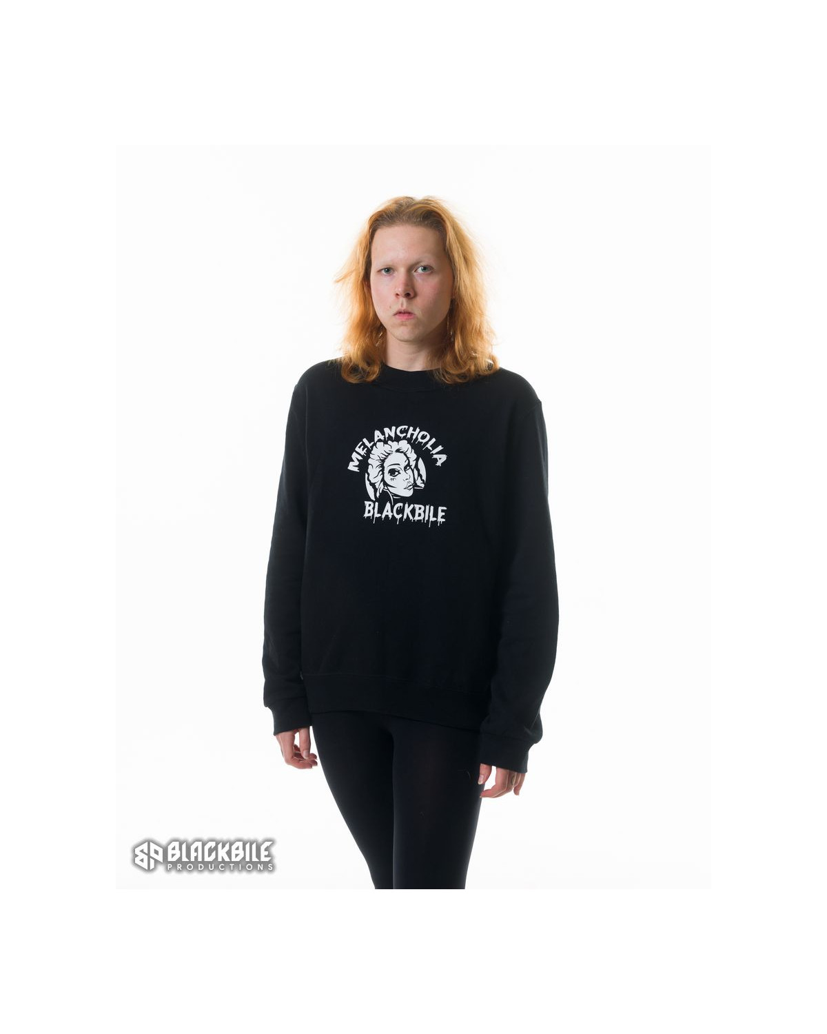 Black sweatshirt Melancholia Blackbile