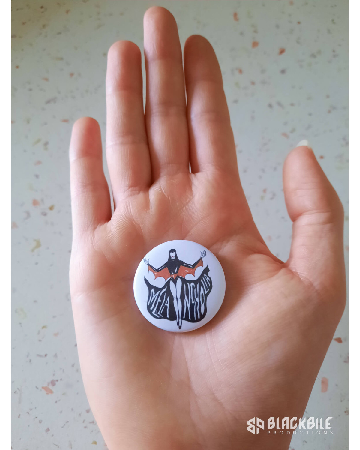 Small button badge Melancholia vamp