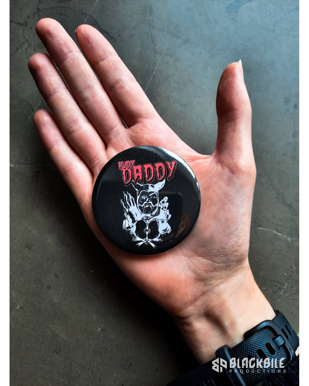 Compact mirror Rudy Daddy devil black