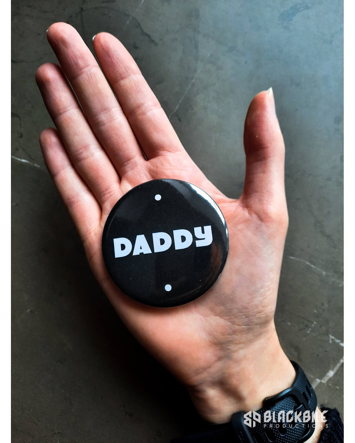 Big button badge Daddy