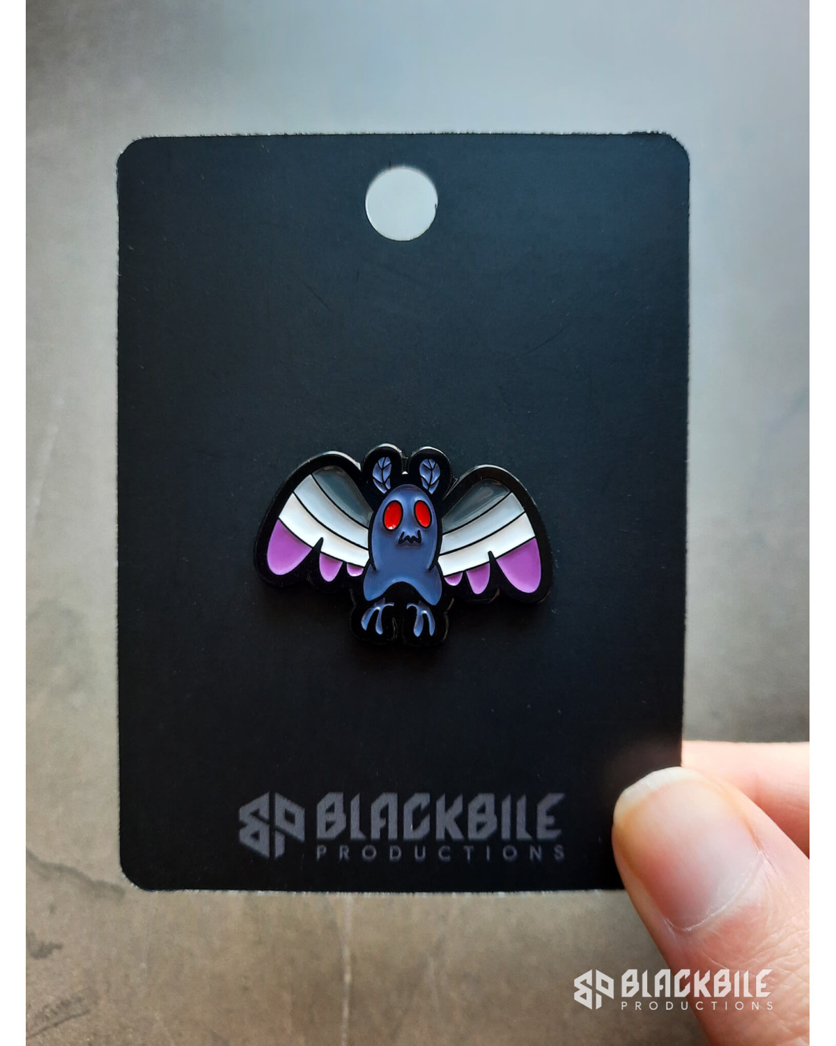 Kovový odznáček mothman ace