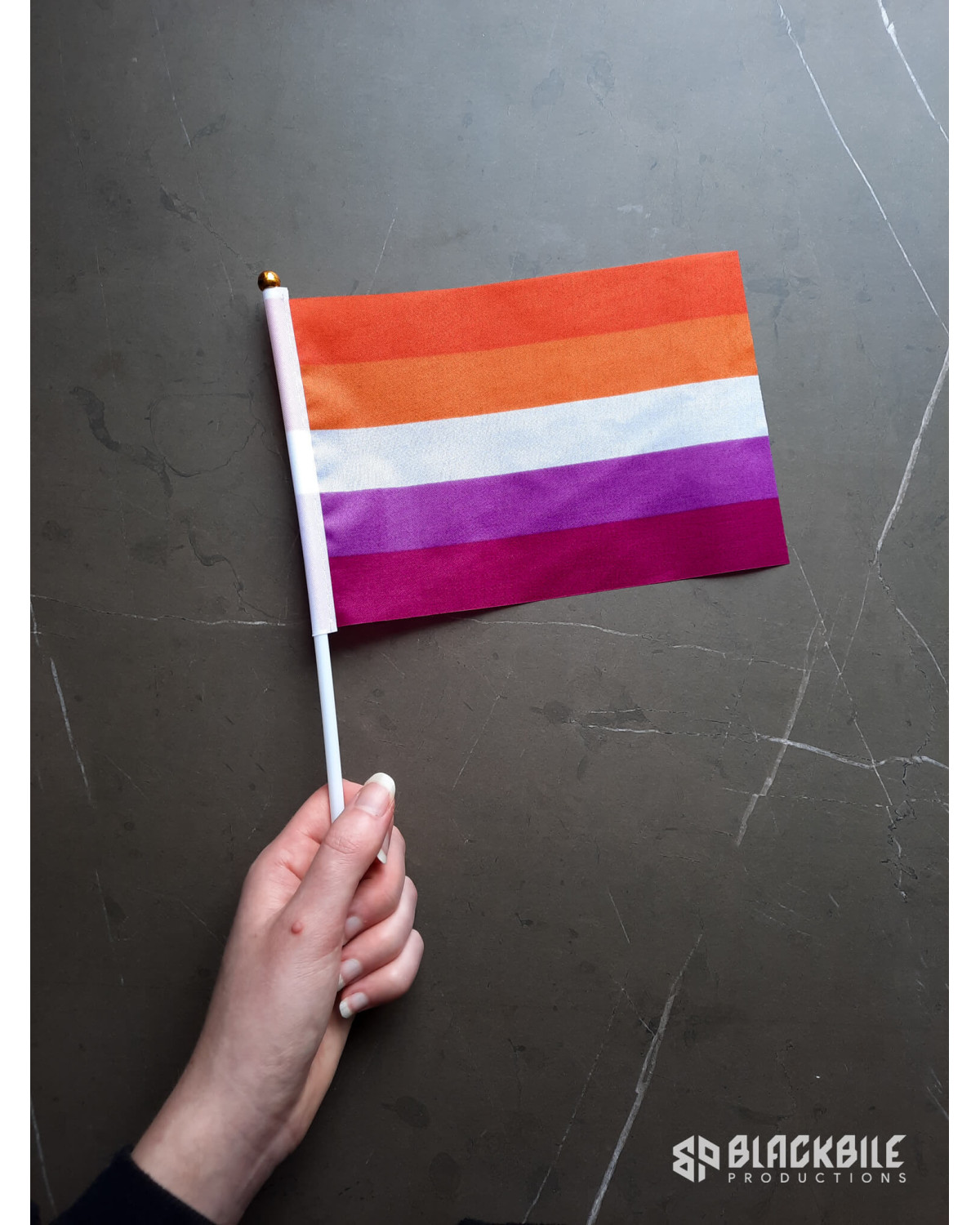 Lesbian flag 21 x 14 cm